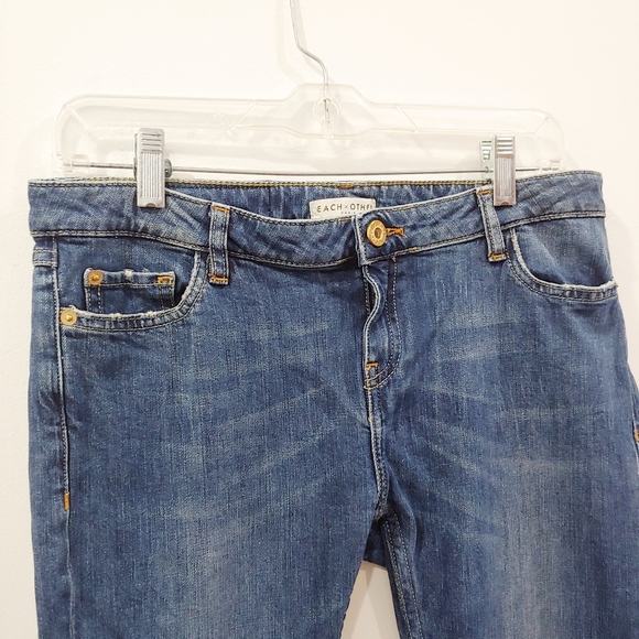 EACH X OTHER Skinny Lambskin Leather Trim Size 30 - Picture 4 of 8